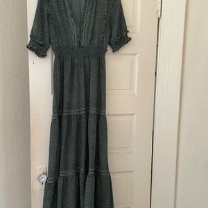 Max Studio Dark Green Maxi Dress